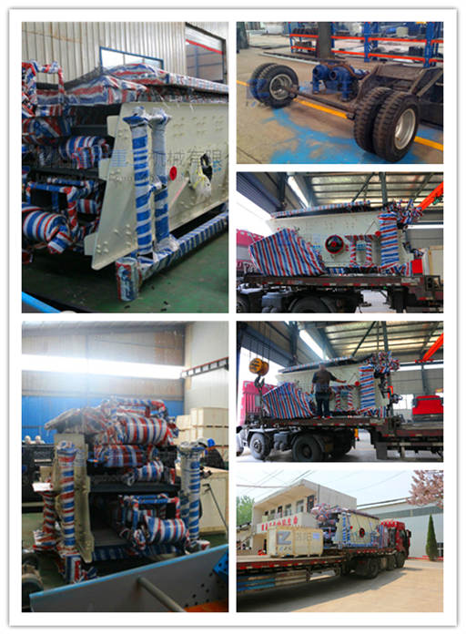 圓振動(dòng)篩裝車(chē)發(fā)貨圖